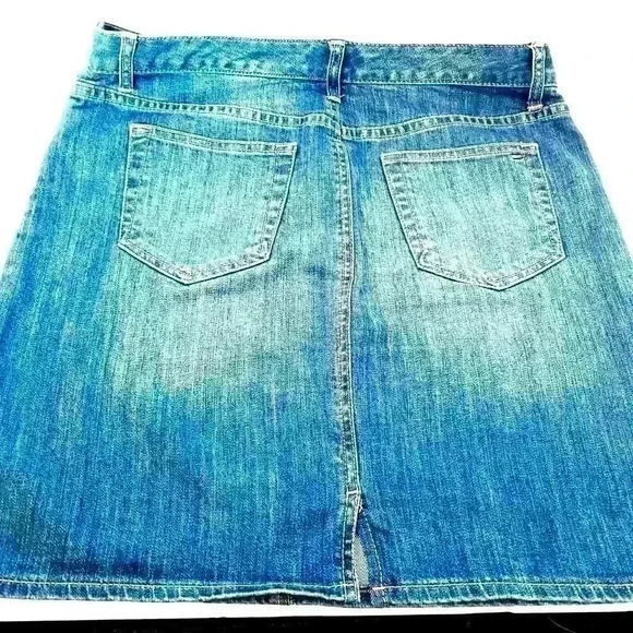 TOMMY HILFIGER  DENIM JEANS MINI SKIRT Y2K SIZE 6 - Picture 1 of 5